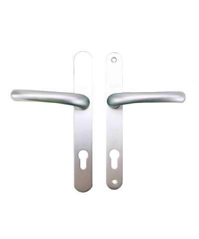 Yale Lever/Lever Inline 92/mm PZ Security Handle Silver