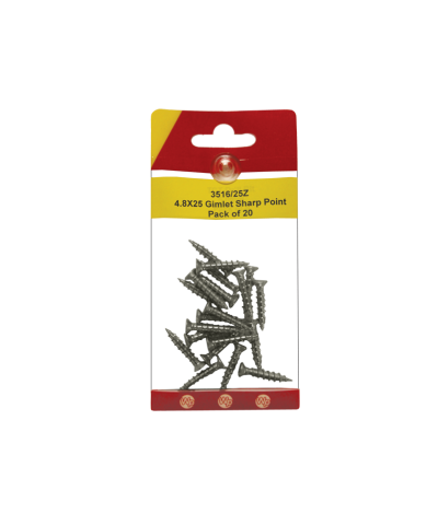 Sharp Point Screws - Countersunk Repair Screws