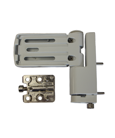 White Trojan 3D Composite Door Hinge