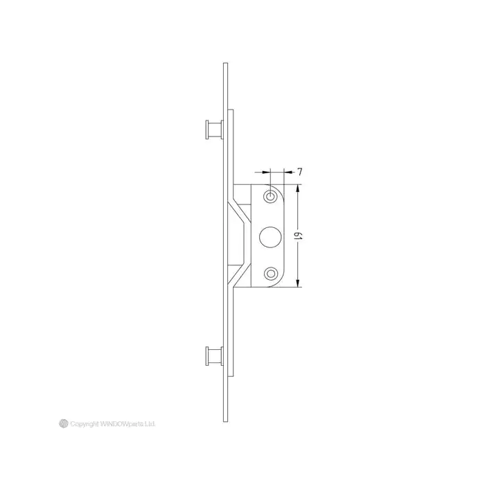 Window Locking Mechanism Offset Espag UPVC Window Lock Gearbox ...