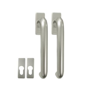 Hoppe Tilt & Slide Patio Door Handle with Escutcheon Plates