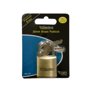 Sterling 30mm Brass Padlock BPL132