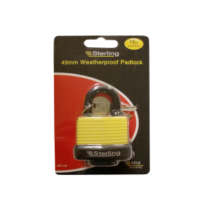 Sterling 49mm Double Locking Weatherproof Padlock WPL149