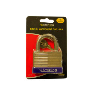 Sterling 64mm Double Locking Laminated Padlock LPL162