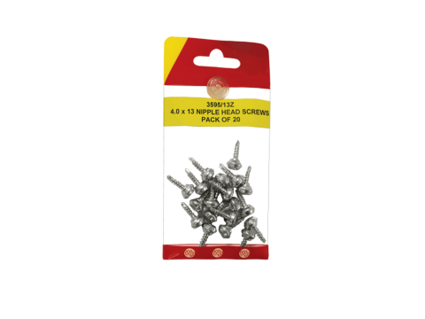 Drill Point Screws - Nipple Head