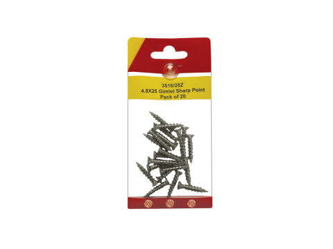 Sharp Point Screws - Countersunk Repair Screws