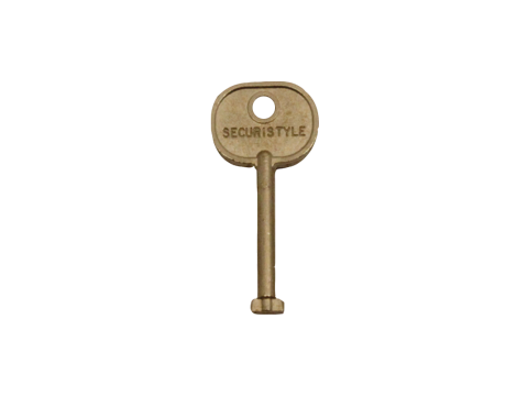 The Securistyle 'T' shaped key suits old style Securistyle handles.