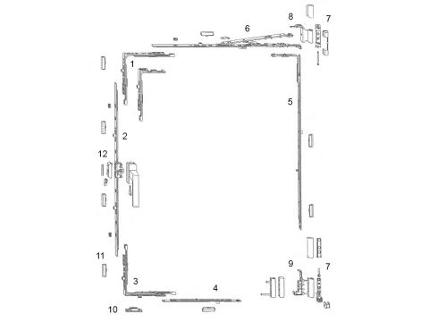 Siegenia Tilt & Turn Spare Part - Drive Gear