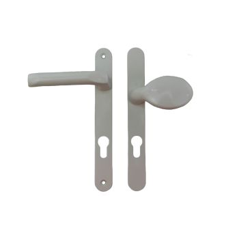 Asgard Lever / Pad Universal Door Handle - White