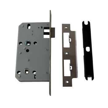 Freelan Jedo 78mm Din Bathroom Lock 60mm Backset Satin Stainless Steel