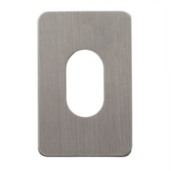 Oval Escutcheon - Stick On