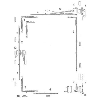 Siegenia Tilt & Turn Spare part - Keep