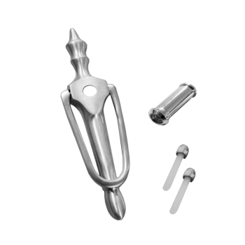 Slimline Door Knocker 8.5'' With Viewer