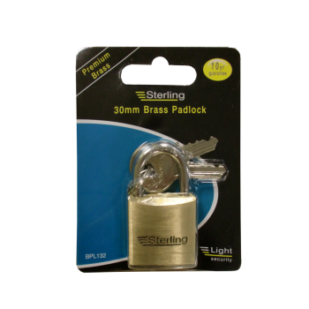 Sterling 30mm Brass Padlock BPL132