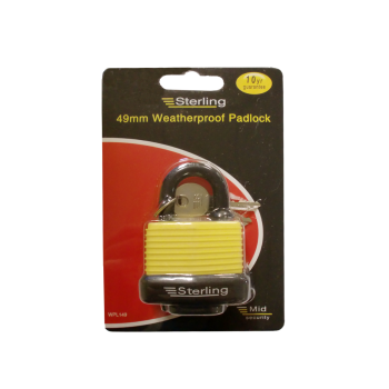 Sterling 49mm Double Locking Weatherproof Padlock WPL149