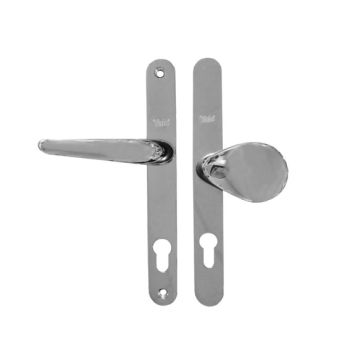 Yale Lever/Pad Offset 92/70mm PZ Security Door Handle
